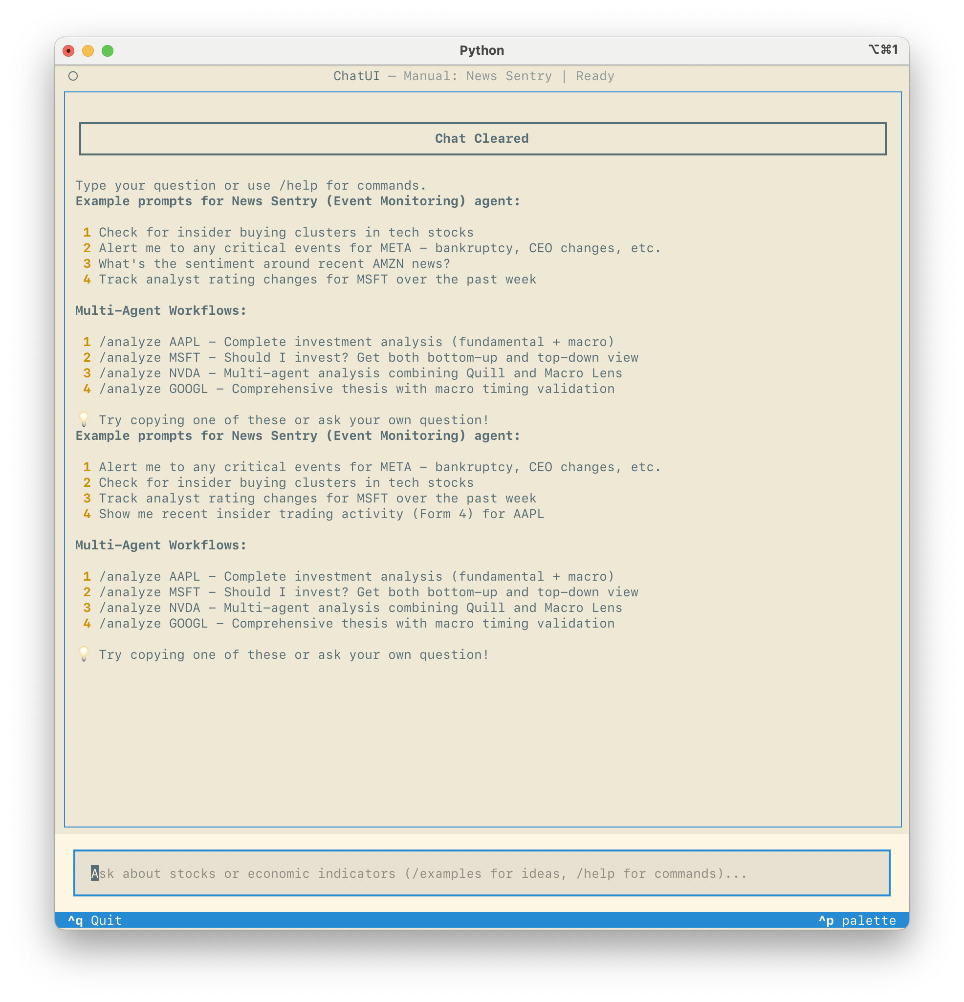 Example Queries